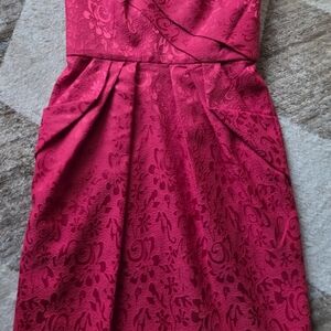 Max & Cleo Red Floral Mini Dress